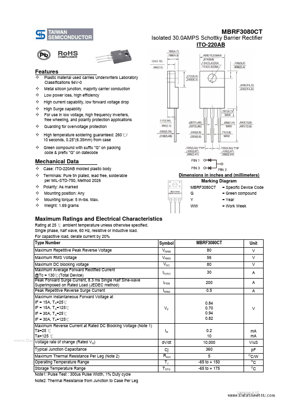 MBRF3080CT