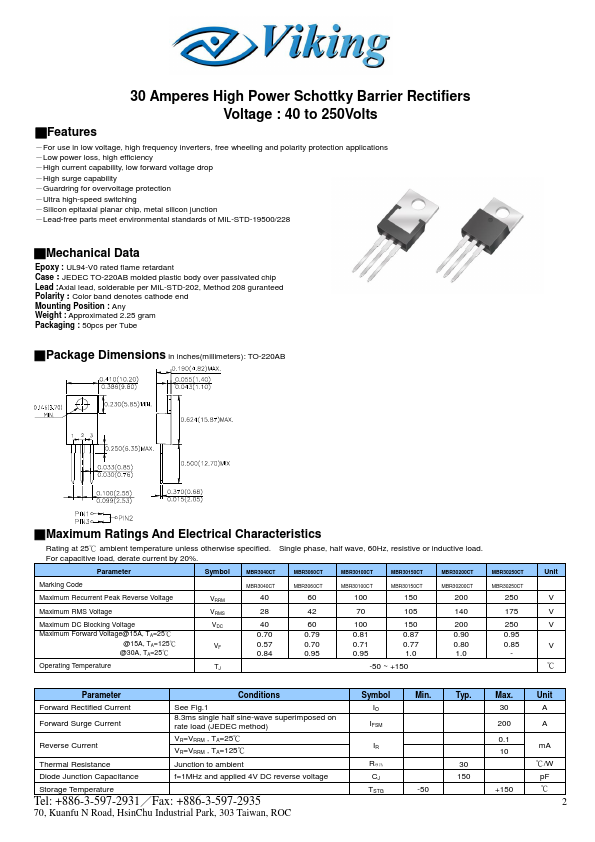 MBR30100CT