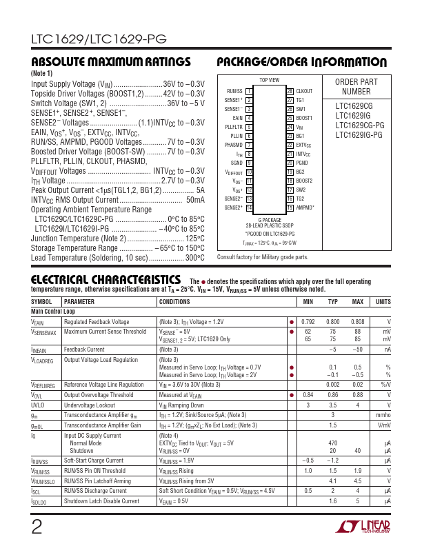 LTC1629-PG