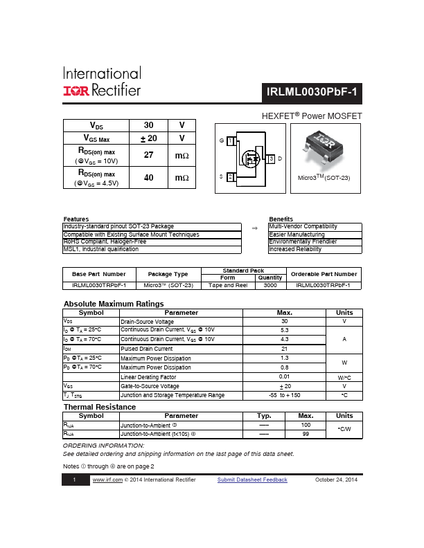 IRLML0030PBF-1