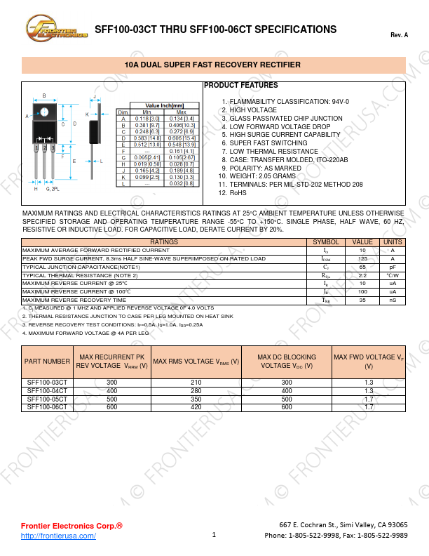 SFF100-06CT