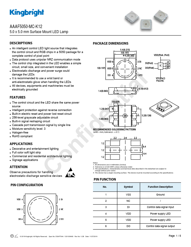 AAAF5050-MC-K12