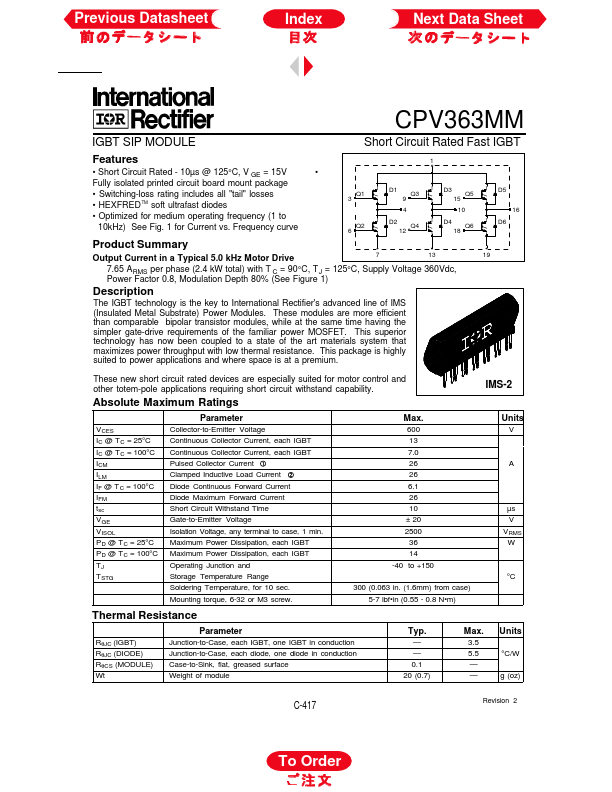 CPV363MM