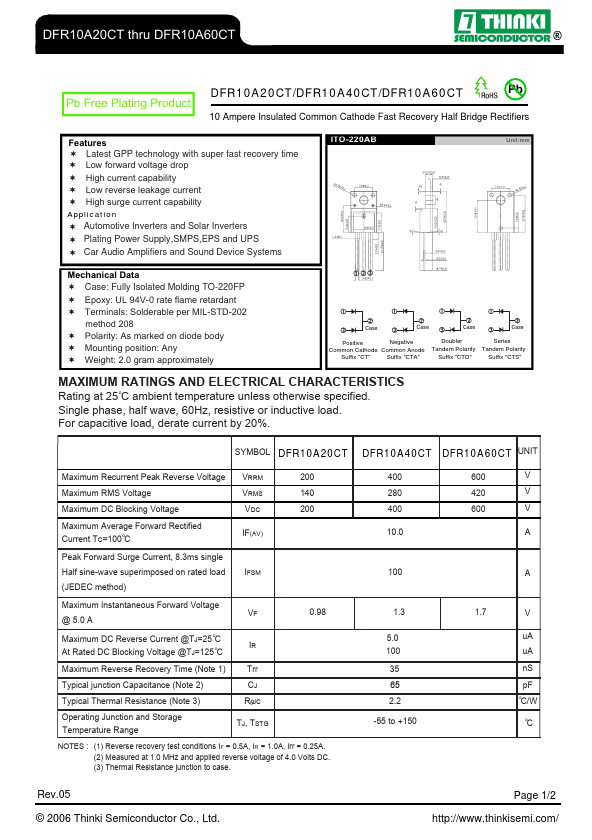 DFR10A20CT