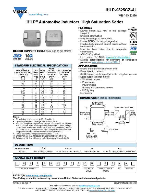 IHLP-2525CZ-A1