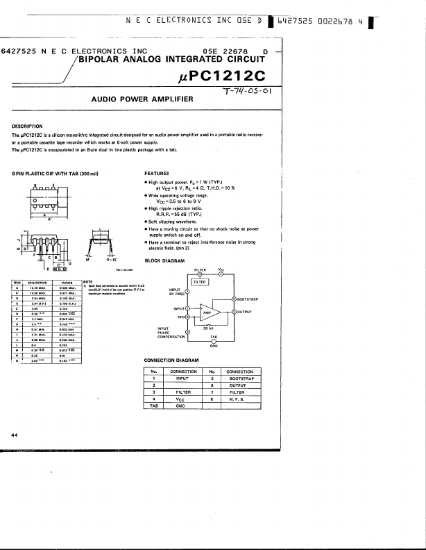 UPC1212C