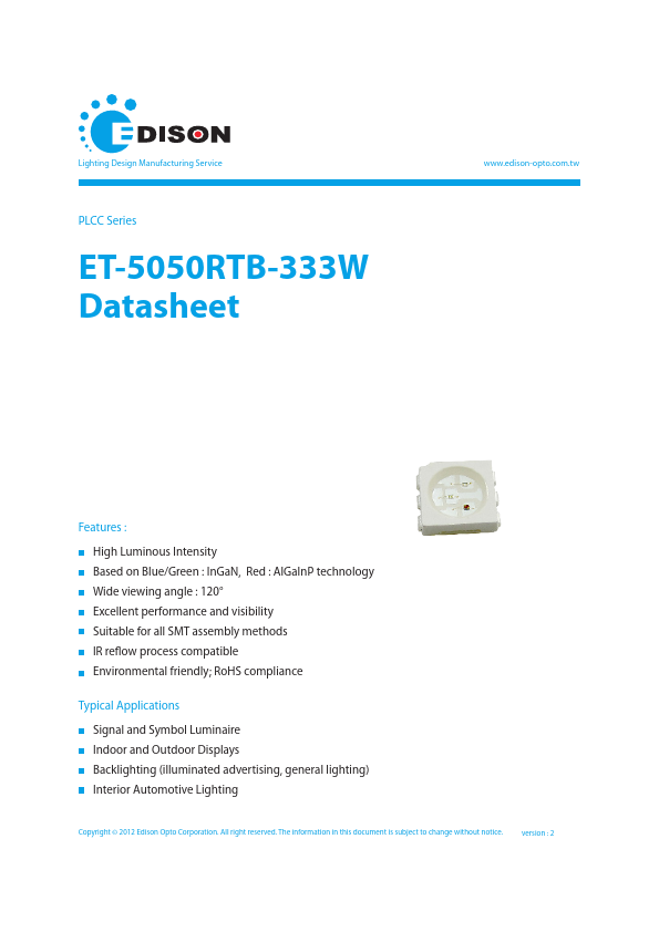 ET-5050RTB-333W