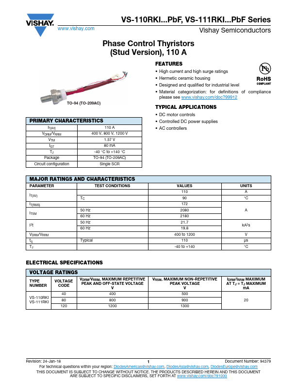 VS-111RKI120PBF