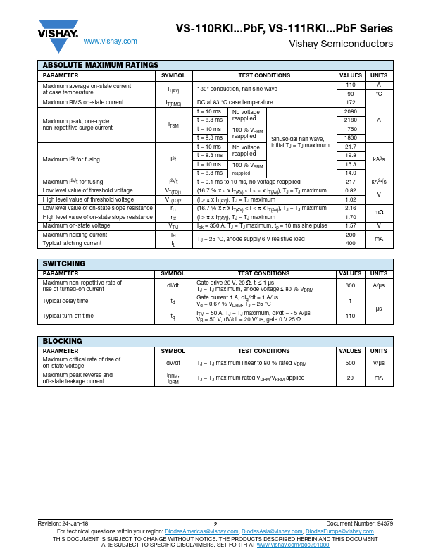 VS-111RKI120PBF