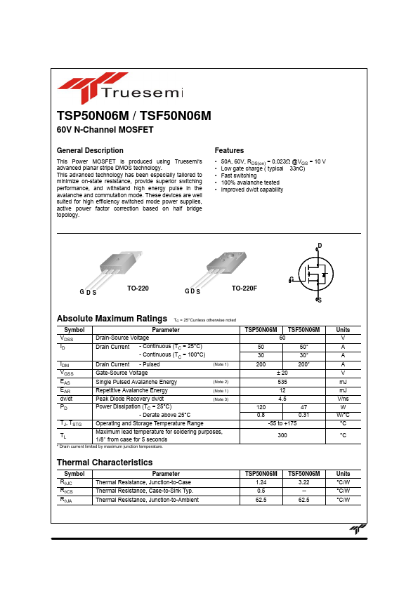 TSP50N06M