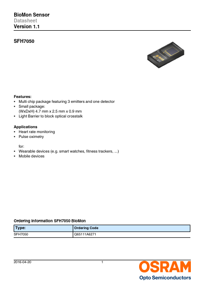 SFH7050