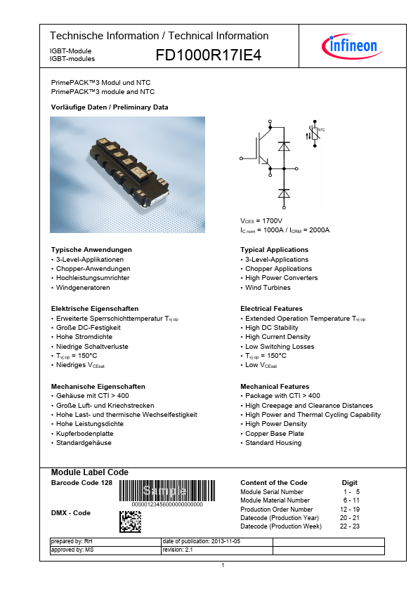 FD1000R17IE4