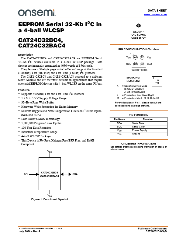 CAT24C32BAC4