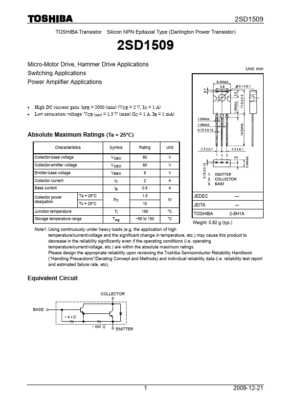 2SD1509