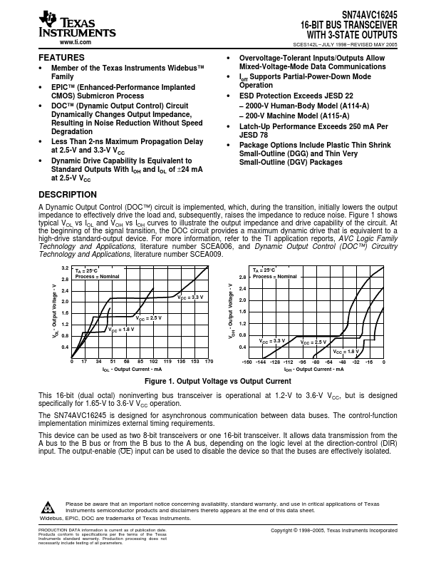 SN74AVC16245