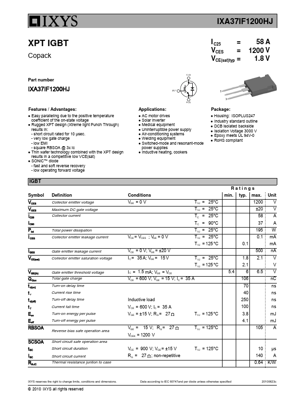 IXA37IF1200HJ