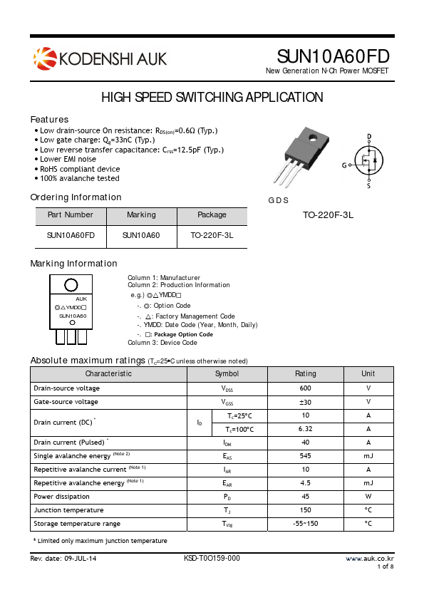 SUN10A60FD