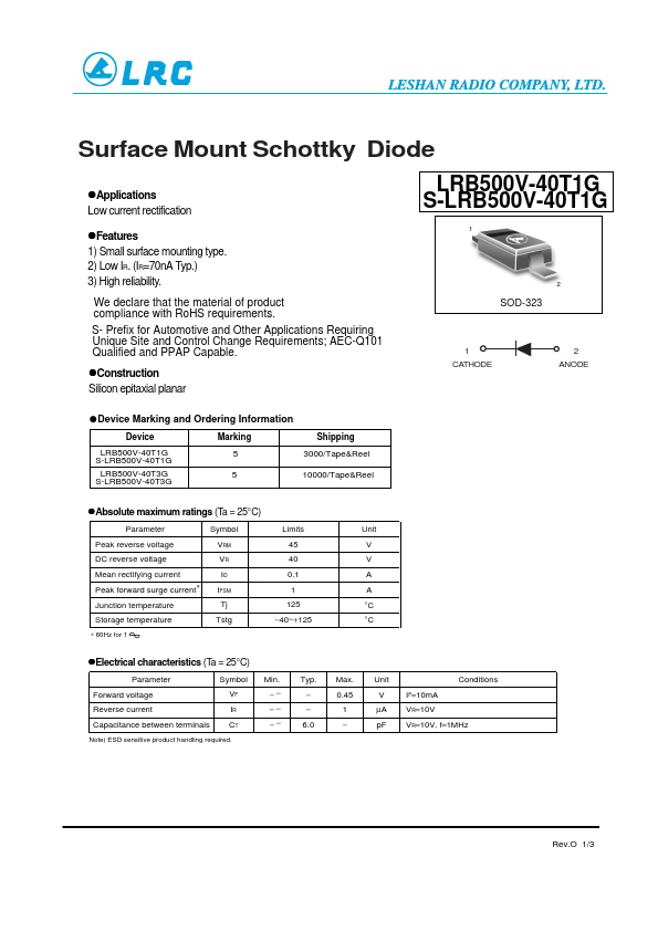 S-LRB500V-40T1G