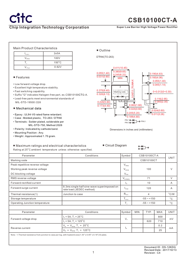 CSB10100CT-A