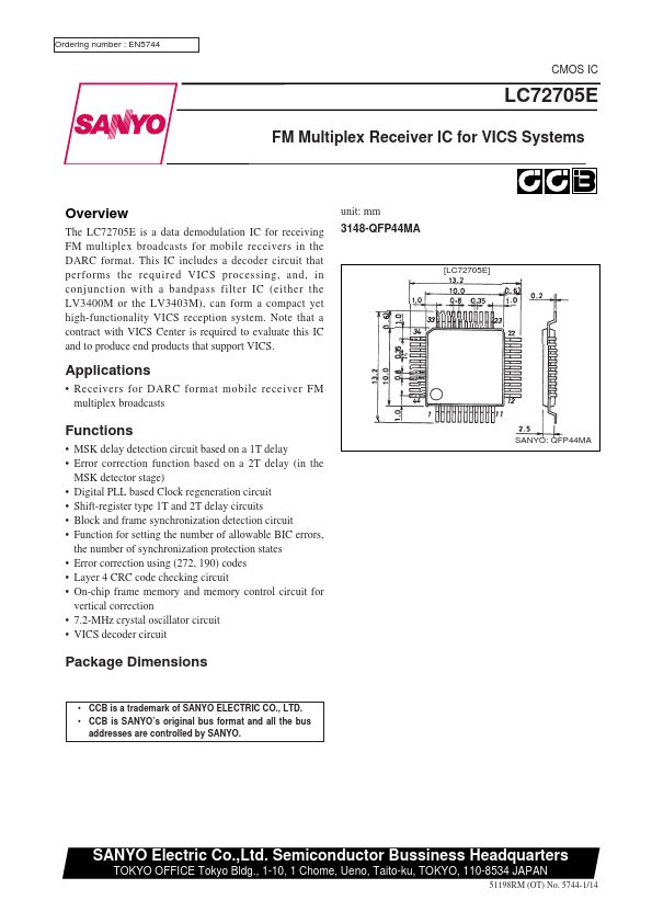 LC72705E