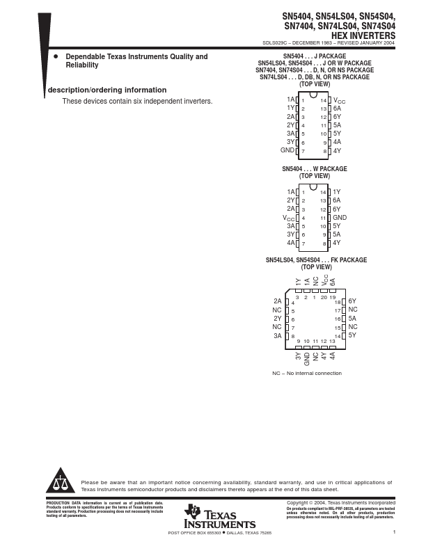 SN7404N