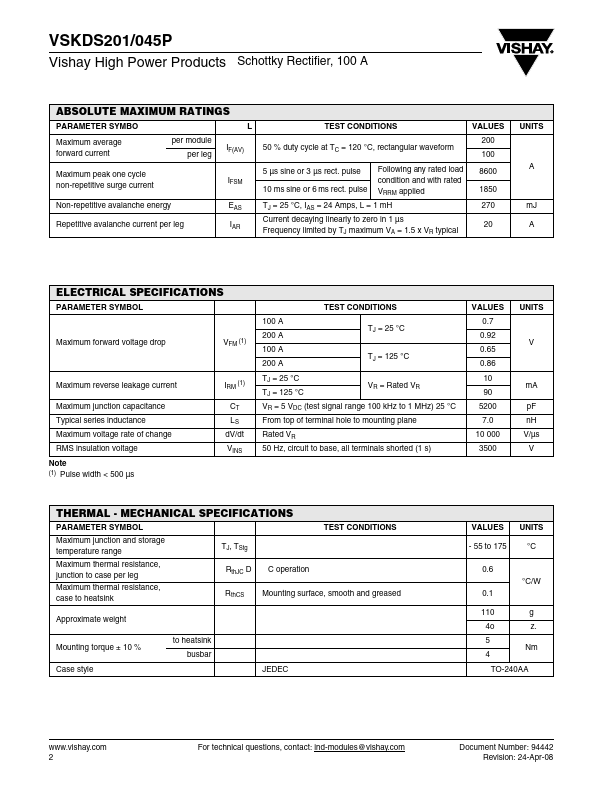 VSKDS201-045P