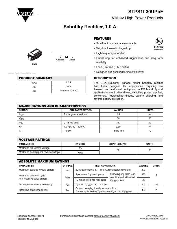 STPS1L30UPBF