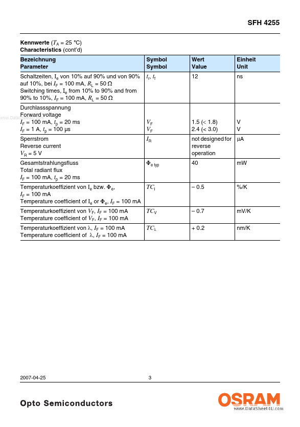 SFH4255