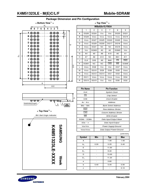 K4M51323LE-MC