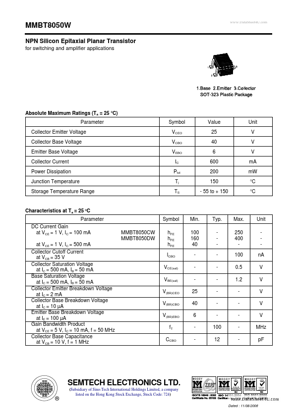 MMBT8050W