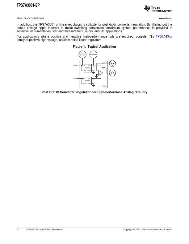 TPS7A3001-EP