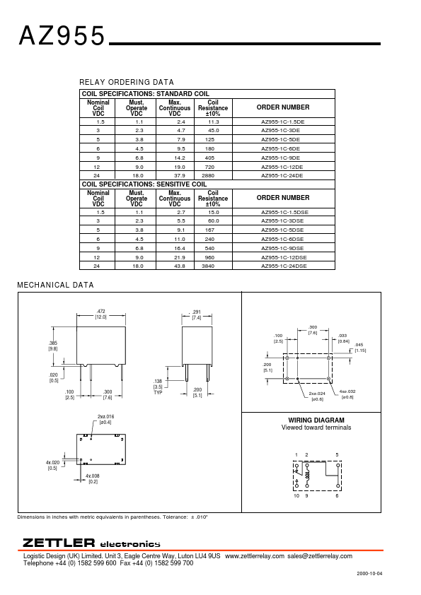 AZ955-1C-6DSE