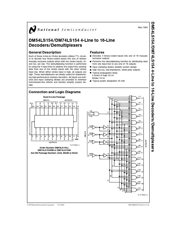 74LS154