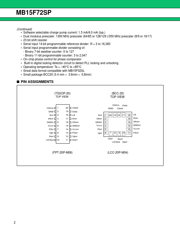 MB15F72SP