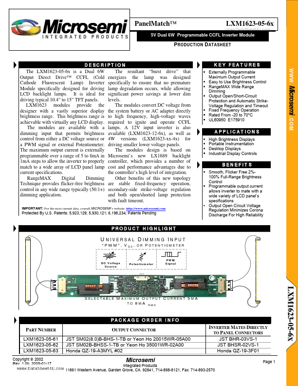 LXM1623-05-6X