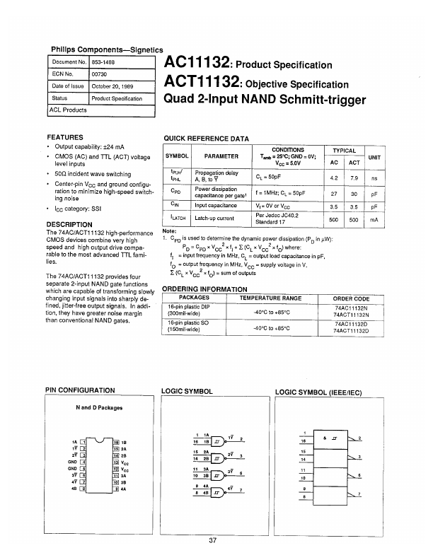 74AC11132