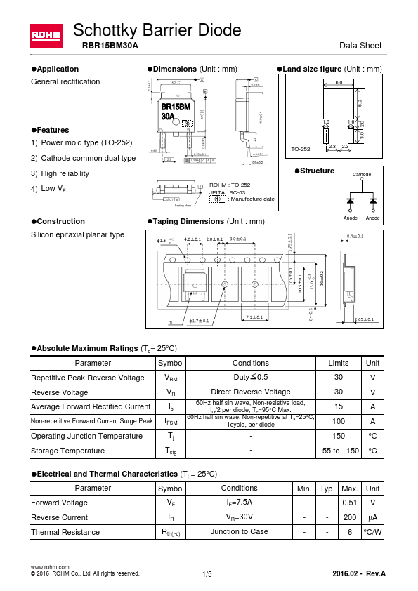 RBR15BM30A