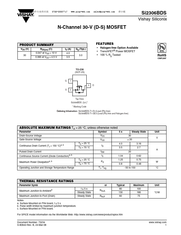 Si2306BDS