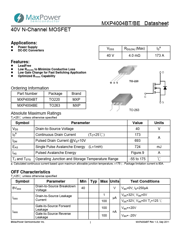 MXP4004BT