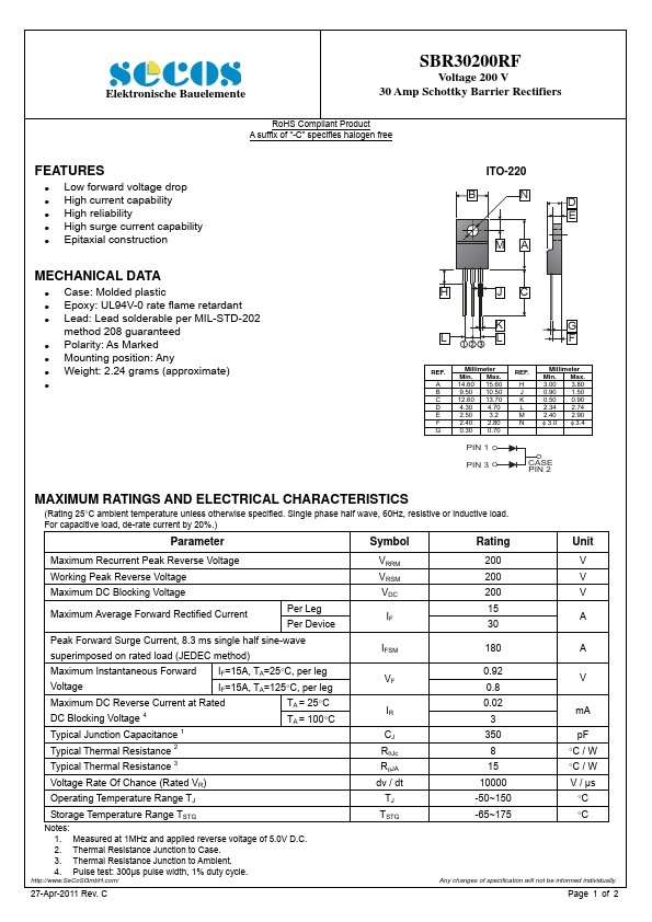 SBR30200RF