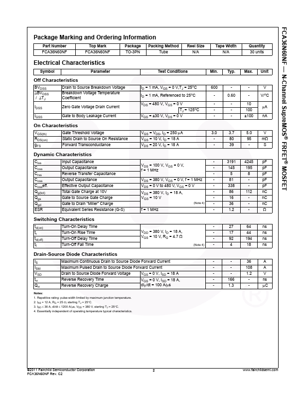 FCA36N60NF