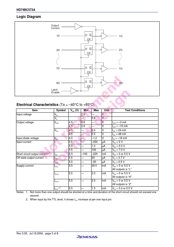 HD74BC573A