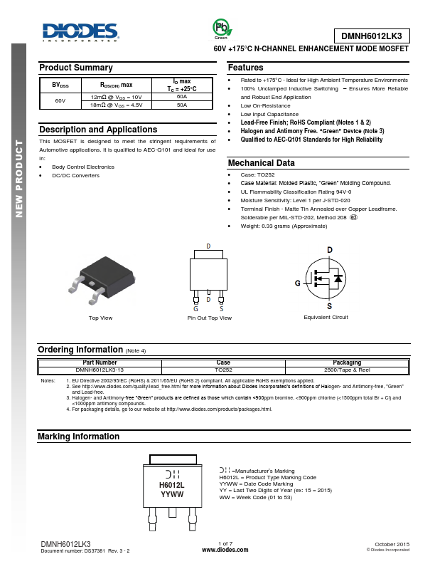 DMNH6012LK3