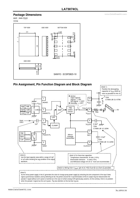 LA73074CL