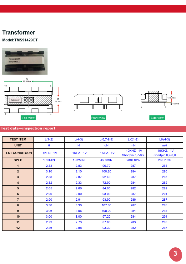 TMS94207CT