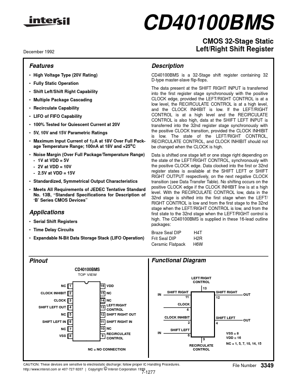 CD40100BMS