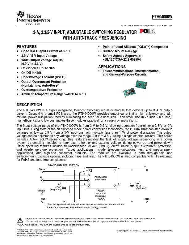 PTH04000W