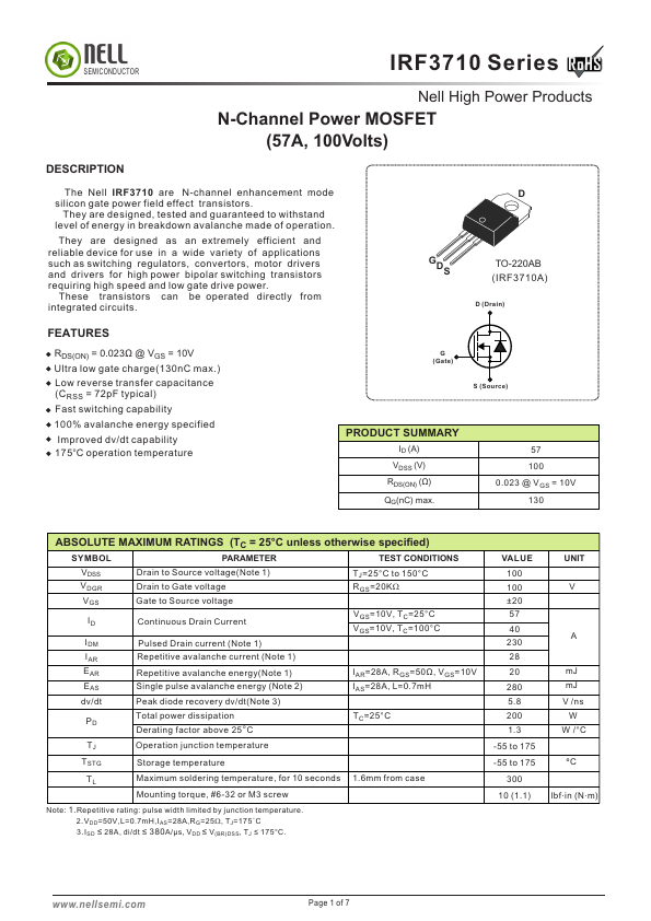 IRF3710