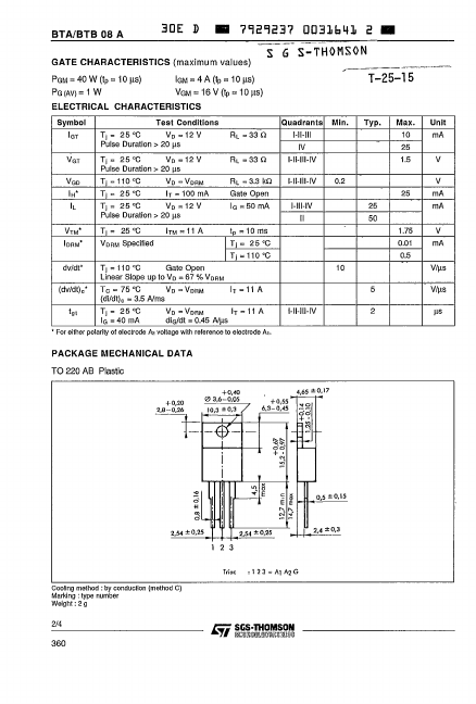 BTA08A-200A