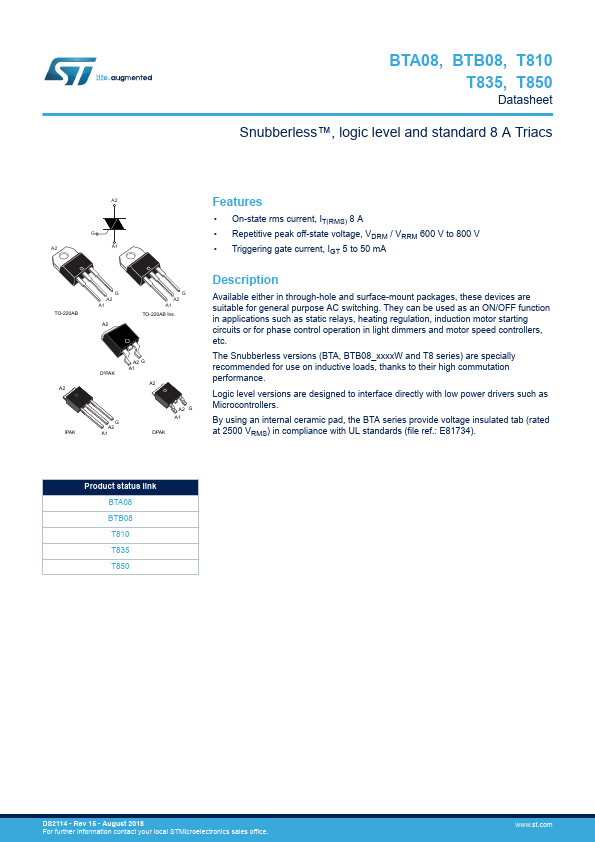 BTA08-600CW